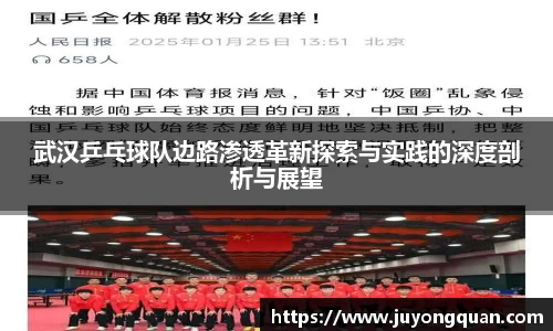 武汉乒乓球队边路渗透革新探索与实践的深度剖析与展望